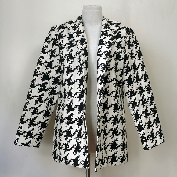 Vintage Painted Pony Houndstooth Tapestry Jacket